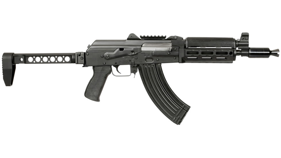 Midwest Industries Side Folder With Light Weight Stock, Black, MI-STAP-SF-LWS