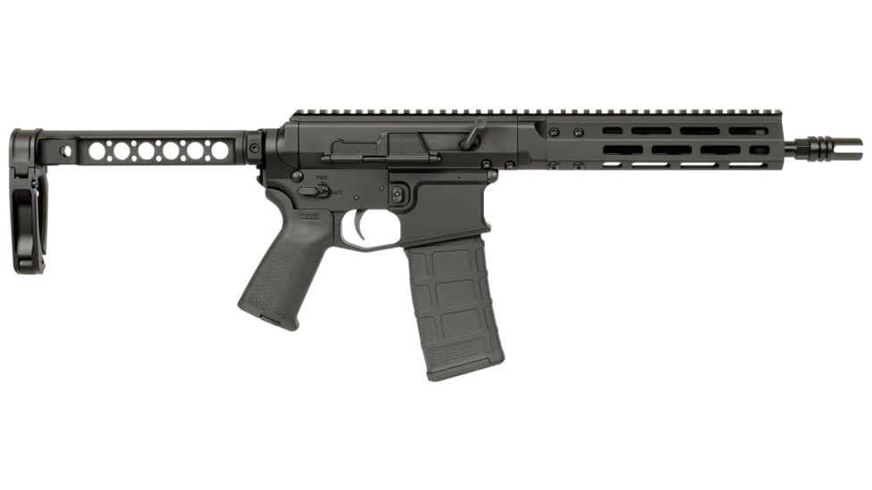 Midwest Industries Stock Tube Adaptor Pistol Brace Compatible, Black, MI-STAP-PB