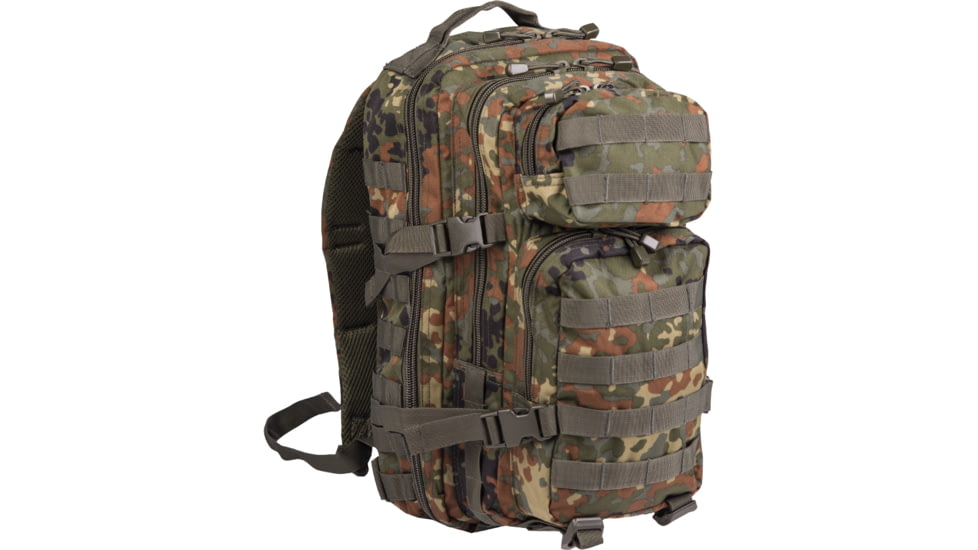 MIL-TEC Assault Backpack, Flecktarn Camo, 20L, 14002021