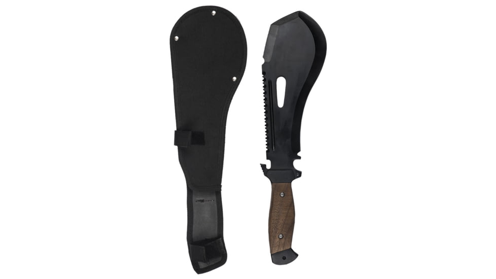MIL-TEC Bolo Machete w/Scabbard, Black, 15533500