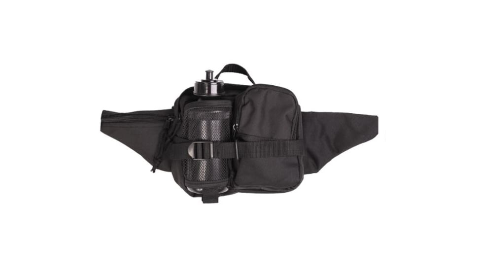MIL-TEC Fanny Pack w/1L Bottle, Black, 13511002