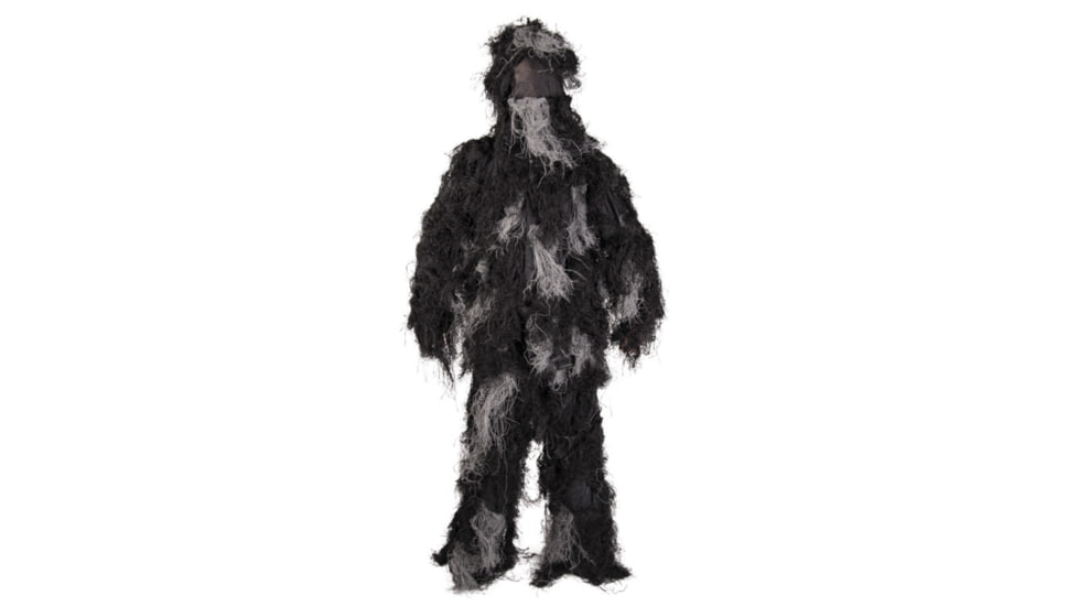 MIL-TEC Fire-Resistant 4-Pc. Ghillie Suit, Night Camo, Extra Large/2XL, 11961880-003