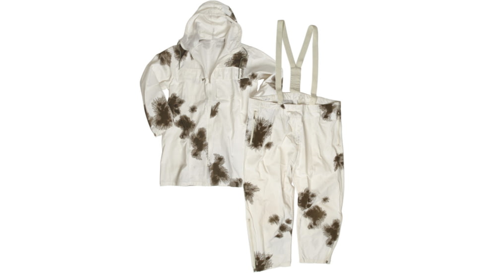 MIL-TEC Poly/Cotton Suit - Men's, Snow Camo, Medium, 11972000-903