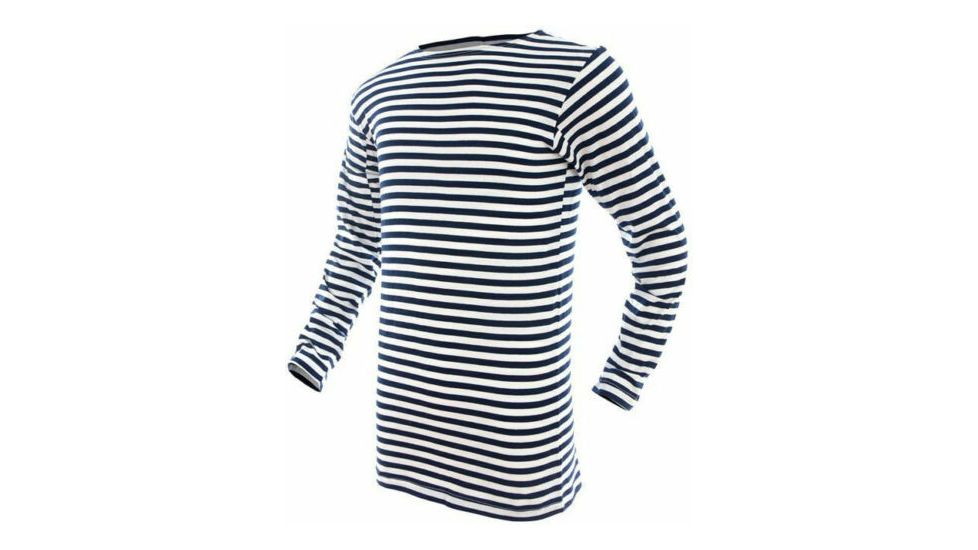 MIL-TEC Striped Summer Sweater - Men's, Blue/White, Extra Large, 10813000-905