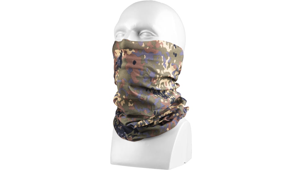 MIL-TEC Multi-Function Headgear - Men's, Flecktarn Camo, One Size, 12216021