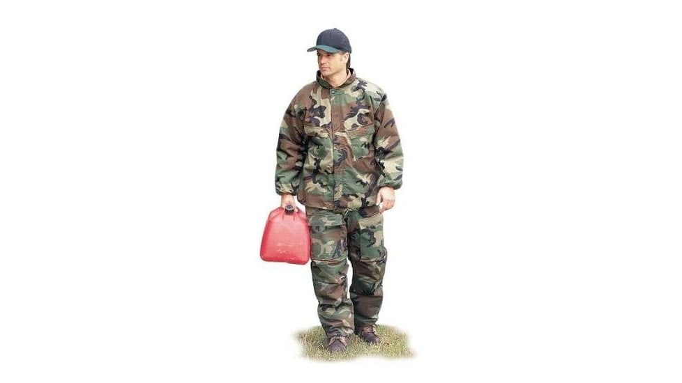 Military Surplus G.I. Chemical Protective Suit, Medium, Woodland, MJ140M