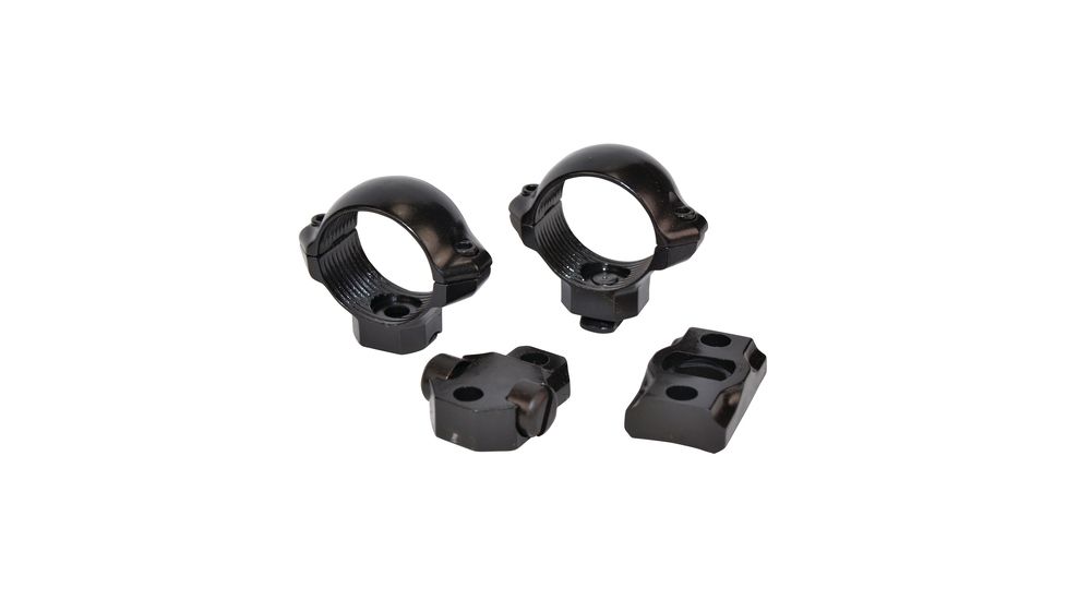 Millett Turn-In Base &amp; Rings Combo, 1in Medium, Matte, Remington 700 - Clam Pack CP00702