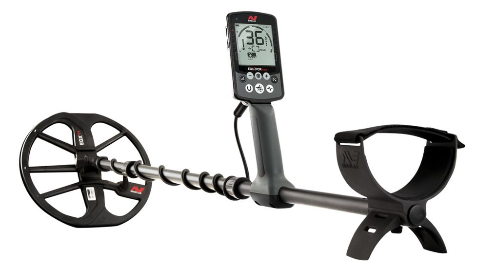 Minelab Equinox 800 Metal Detector, Black / Gray, 3720-0002