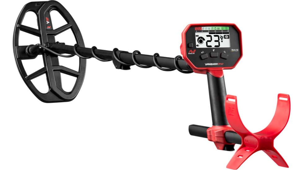 Minelab Vanquish 340 Metal Detector, Black/Red, 3820-0001