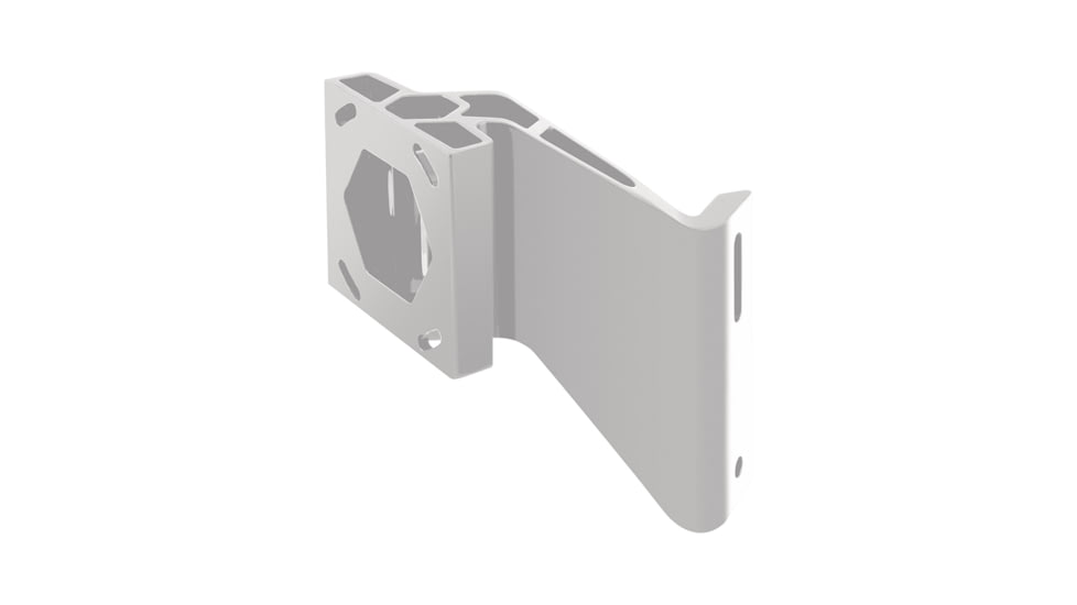 Minn-Kota Raptor Jack Plate Adapter Bracket - Port - 2in Setback - 4in Rise - White, 1810366