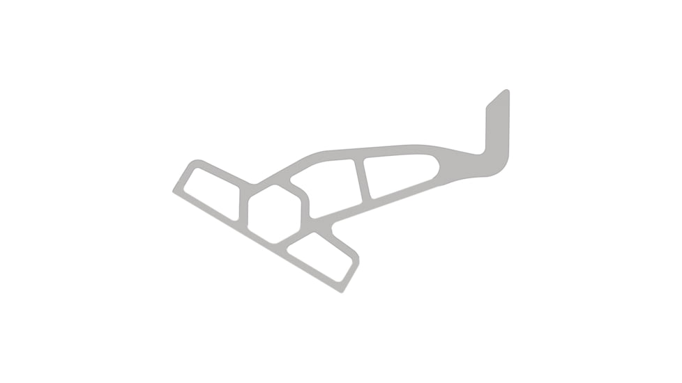 Minn-Kota Raptor Jack Plate Adapter Bracket - Port - 2in Setback - 6in Rise - White, 1810368