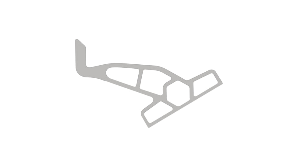 Minn-Kota Raptor Jack Plate Adapter Bracket - Starboard - 2in Setback - 4in Rise - White, 1810365