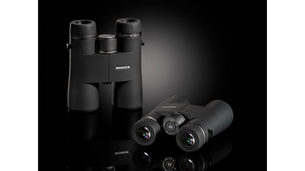 Minox 10x42 Classic Roof Prism Binocular, Black, Made in Germany 62011