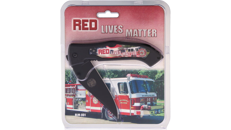 Miscellaneous Red Lives Matter Linerlock