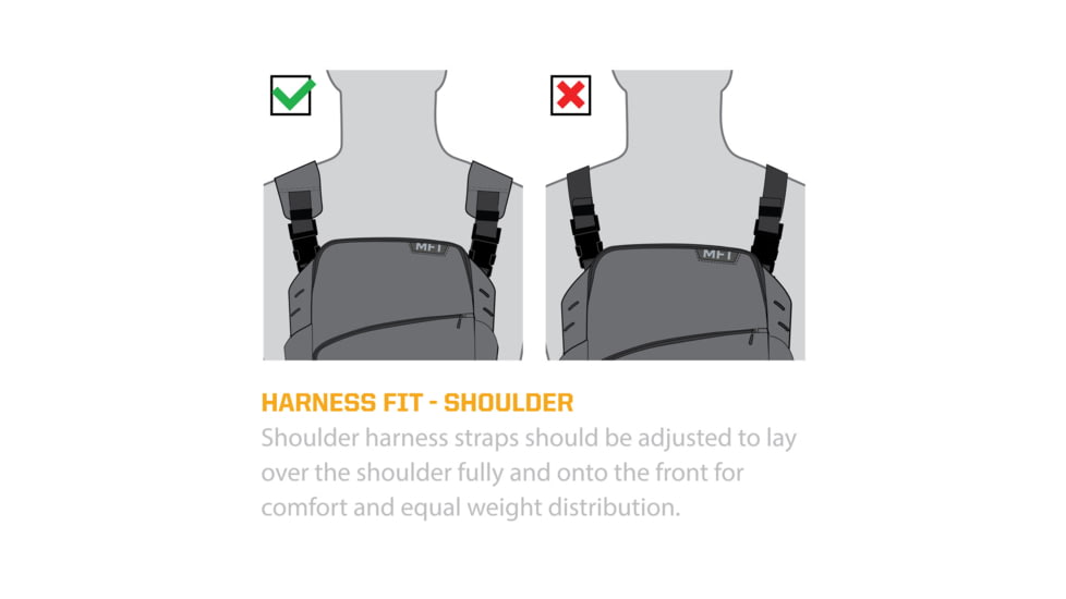 Mission First Tactical Achro Chest Pack &amp; Harness 1102488