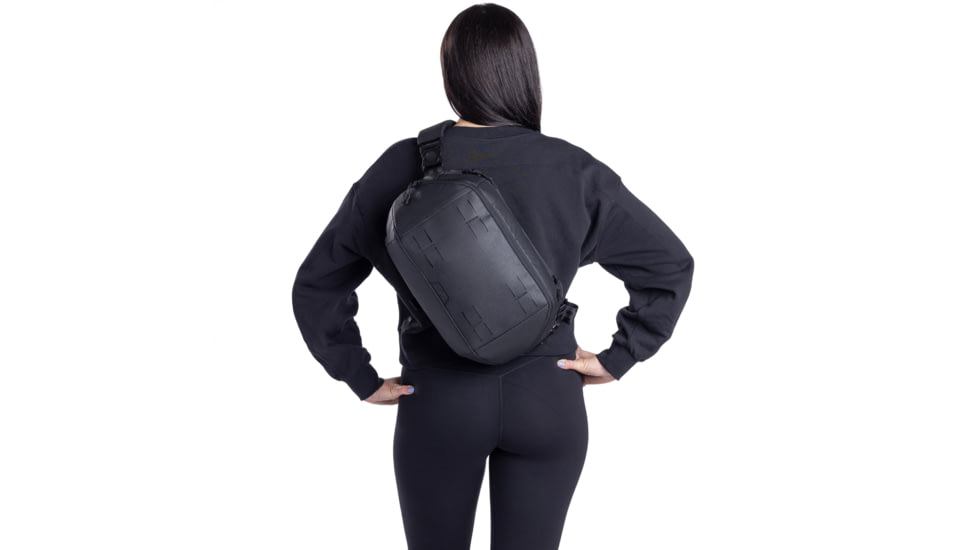Mission First Tactical Achro Sling Bag, Black, B2-SL-BL