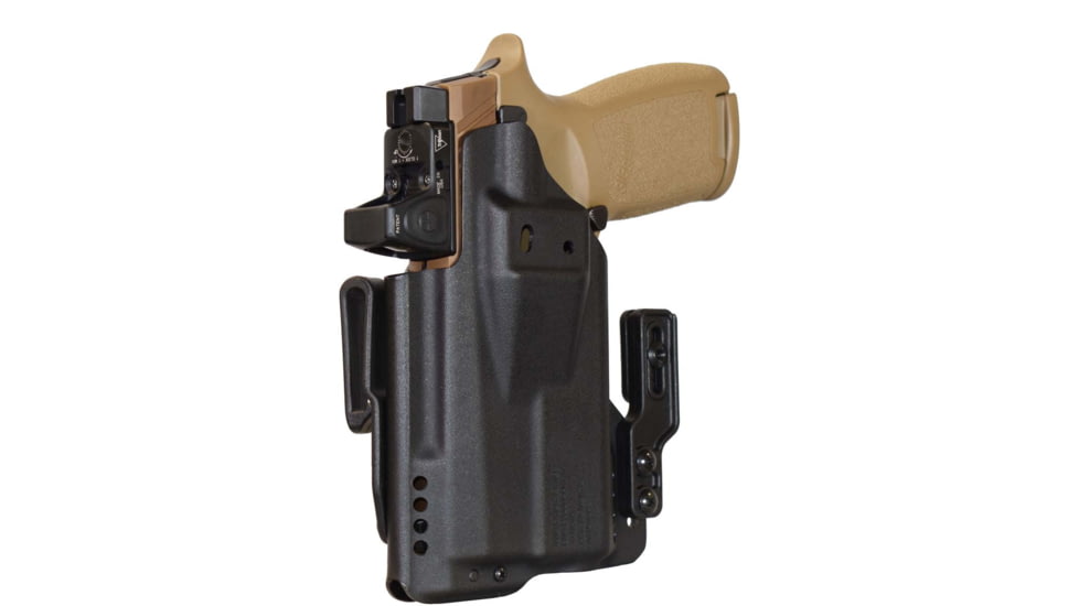 Mission First Tactical Pro Kydex IWB Light Holster, Sig P320 X Carry w/TLR7 A, Ambidextrous, Black, H5-SIG-9-WL-7
