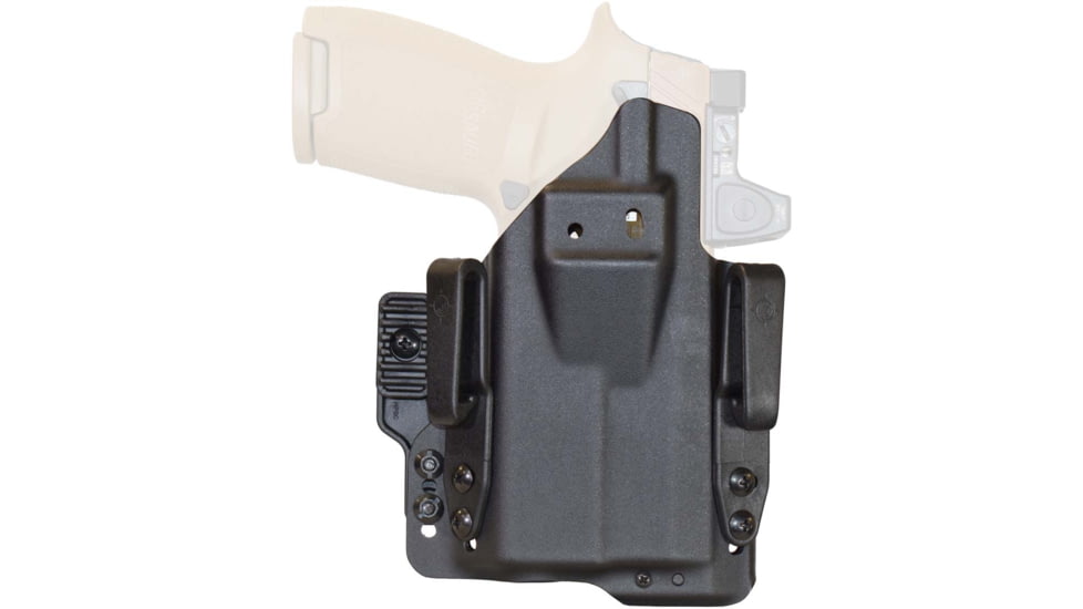Mission First Tactical Pro Kydex IWB Light Holster, Sig P320 X Carry w/TLR7 A, Ambidextrous, Black, H5-SIG-9-WL-7