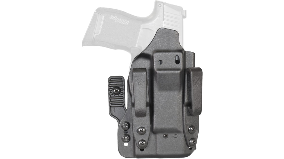 Mission First Tactical Pro Series Kydex IWB Holster, Sig Sauer P365/P365X, Ambidextrous, Black, H8SIG1