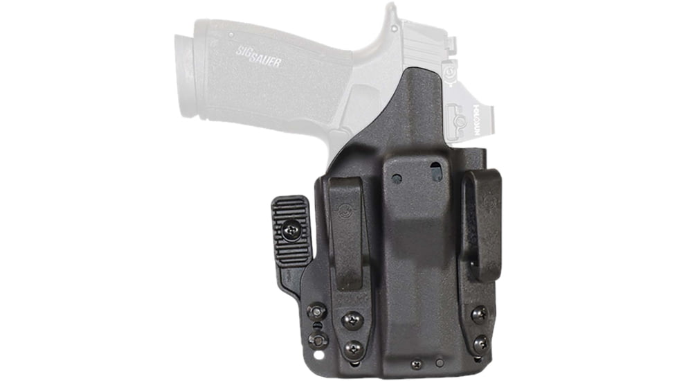 Mission First Tactical Pro Series Polymer IWB Appendix Holster, Sig Sauer P365 X-MACRO, Ambidextrous, Black, H8SIG6