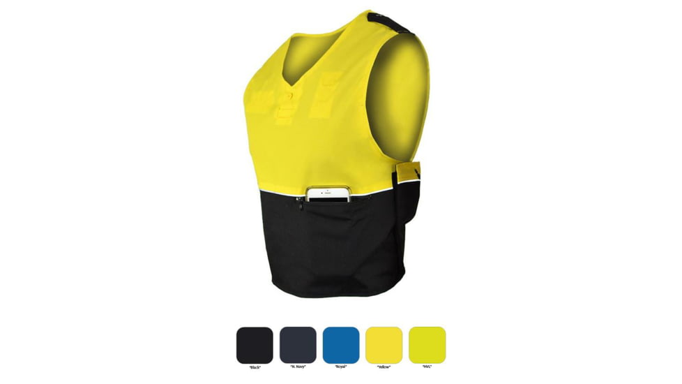 MOCEAN Classic 2-Tone External Vest Carrier, Red/Black, Large, 0568-RED-BLK-L