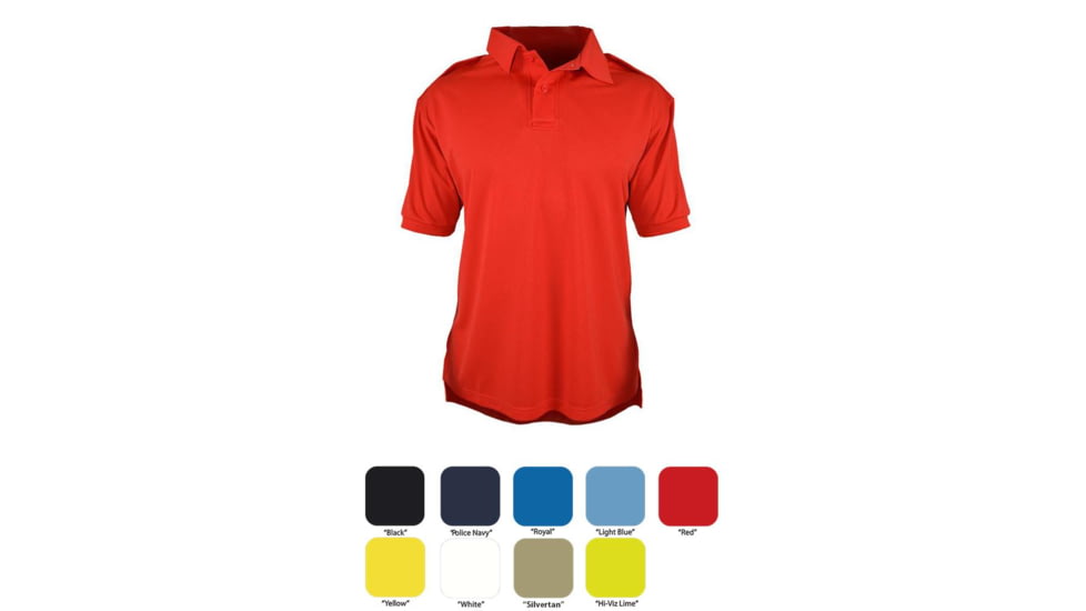 MOCEAN Classic Long Sleeve Vapor Mesh Polo, Royal, Small, 353N-ROY-S