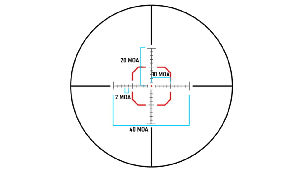 Monstrum Banshee ED 1-8x24mm LPVO 30mm Tube Rifle Scope w/ Offset Scope Mount, Second Focal Plane