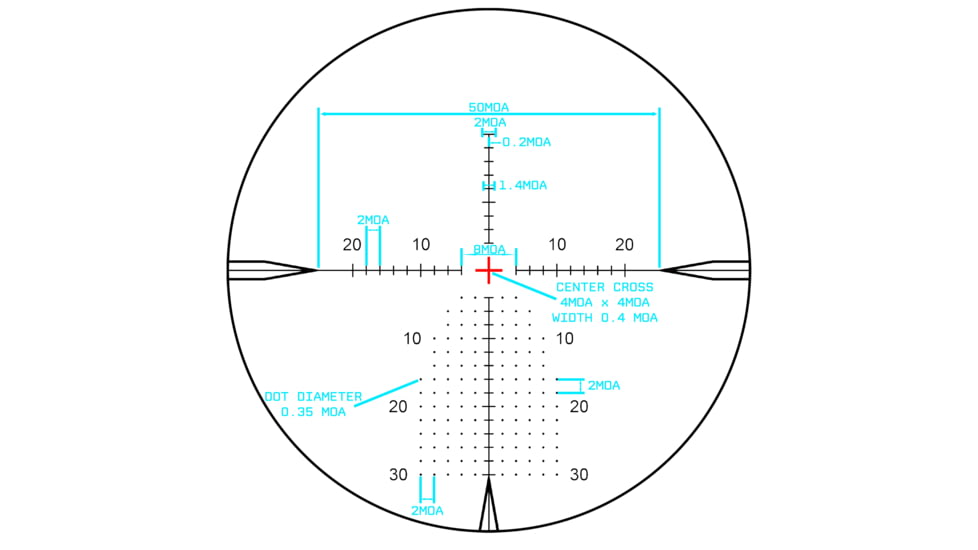 Monstrum Challenger 3-15x50mm 30mm Rifle Scope, First Focal Plane