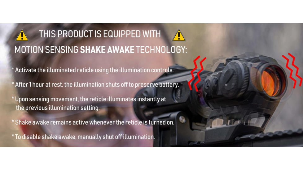 Monstrum Ghost 1x20mm Reflex Red Dot Sight w/Shake Awake