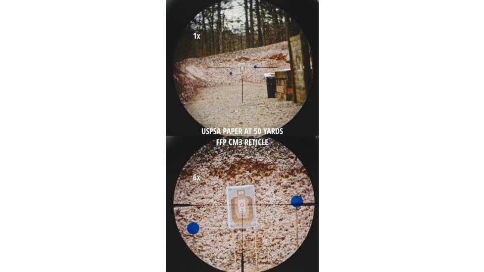 Monstrum Panzer ED 1-6x24mm LPVO 30mm Rifle Scope, First Focal Plane