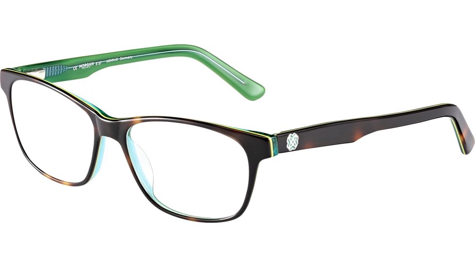 Morgan 201094 Prescription Eyeglasses, Brown Havana on Green Frame, 201094-4134