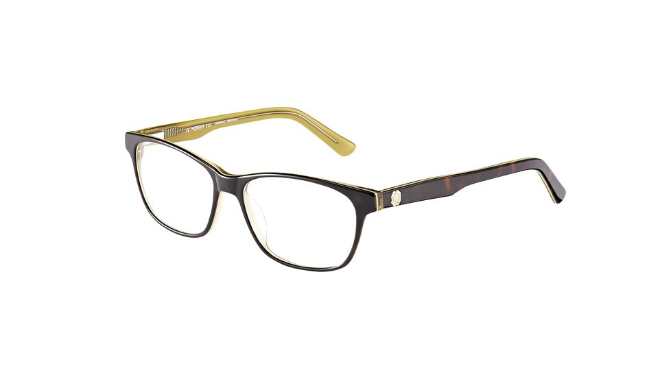 Morgan 201094 Eyeglasses, Brown Havana on Yellow Frame, 201094-4132