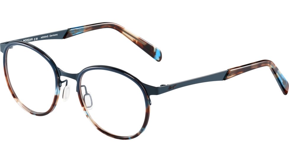 Morgan 203163 Bifocal Prescription Eyeglasses, Blue Petrol Frame, 203163-1005BI