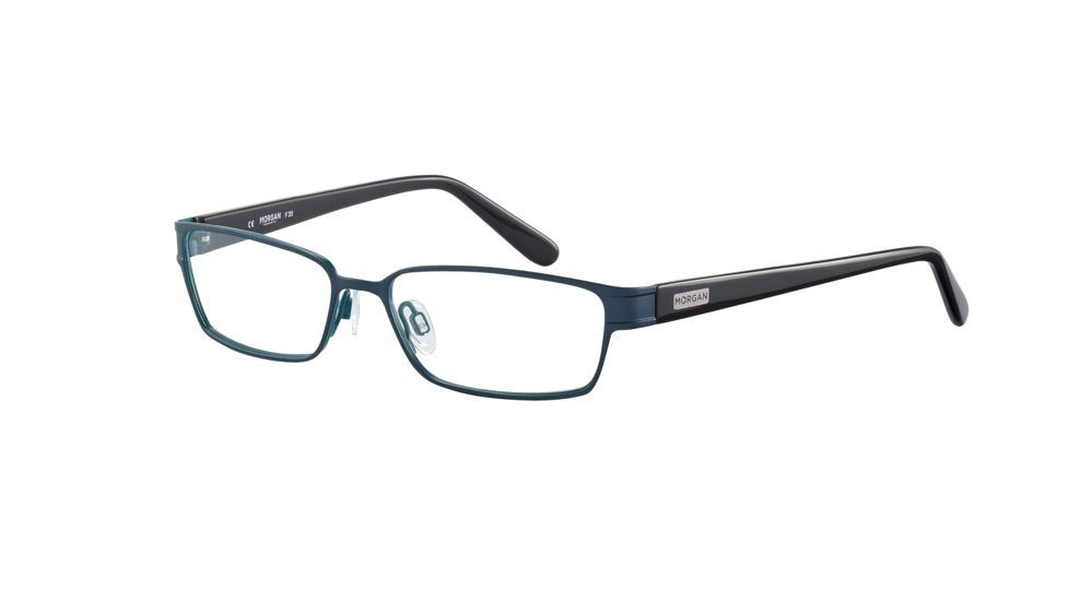 Morgan 203107 Single Vision Prescription Eyeglasses - Blue Frame and Clear Lens 203107-391SV