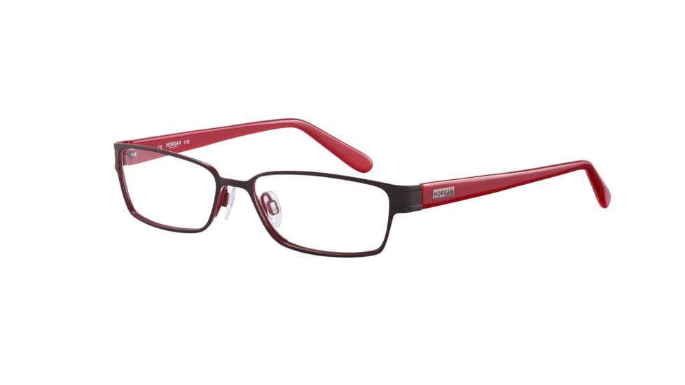 Morgan 203107 Single Vision Prescription Eyeglasses - Grey Frame and Clear Lens 203107-390SV