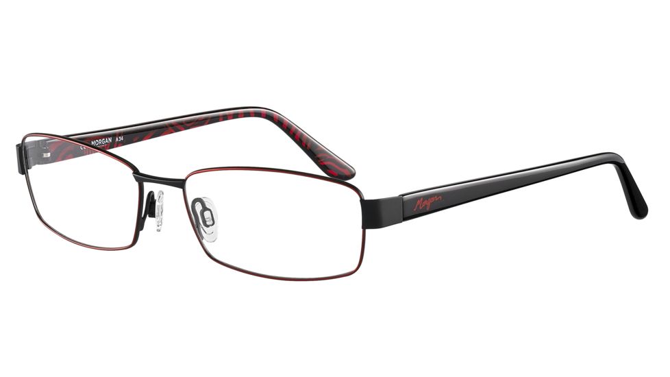 Morgan 203120 Bifocal Prescription Eyeglasses - Red Frame and Clear Lens 203120-424BI
