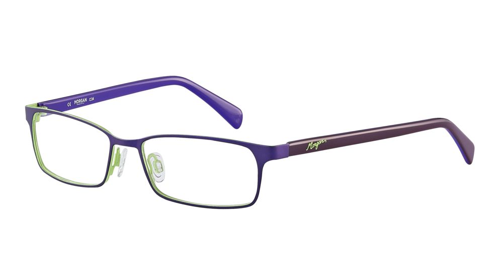 Morgan 203124 Bifocal Prescription Eyeglasses - Pink Frame and Clear Lens 203124-428BI