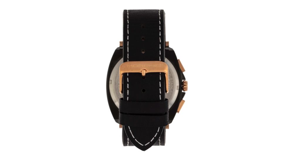 Morphic M79 Series Chronograph Leather-Band Watch, Black, One Size, MPH7906