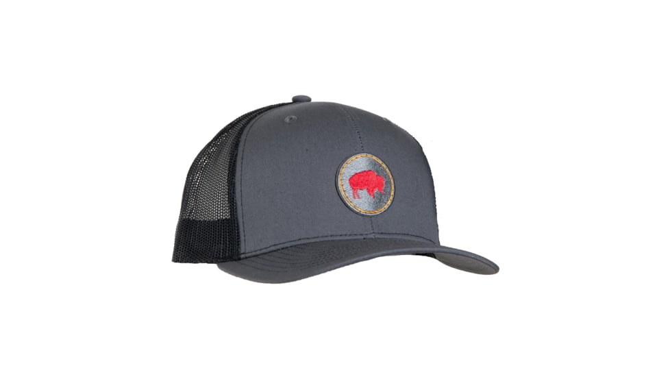 Mountain Khakis Bison Patch Trucker Hat - Mens, Jackson Grey, OS, M59021JACKSON GREYOS