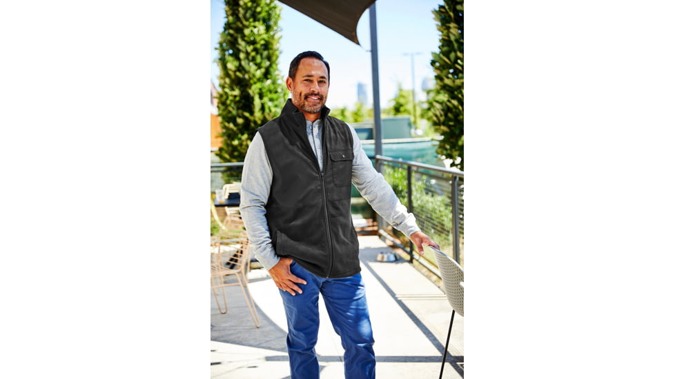 Mountain Khakis Col Vest Classic Fit - Mens, Black, L, N62001BLACKL