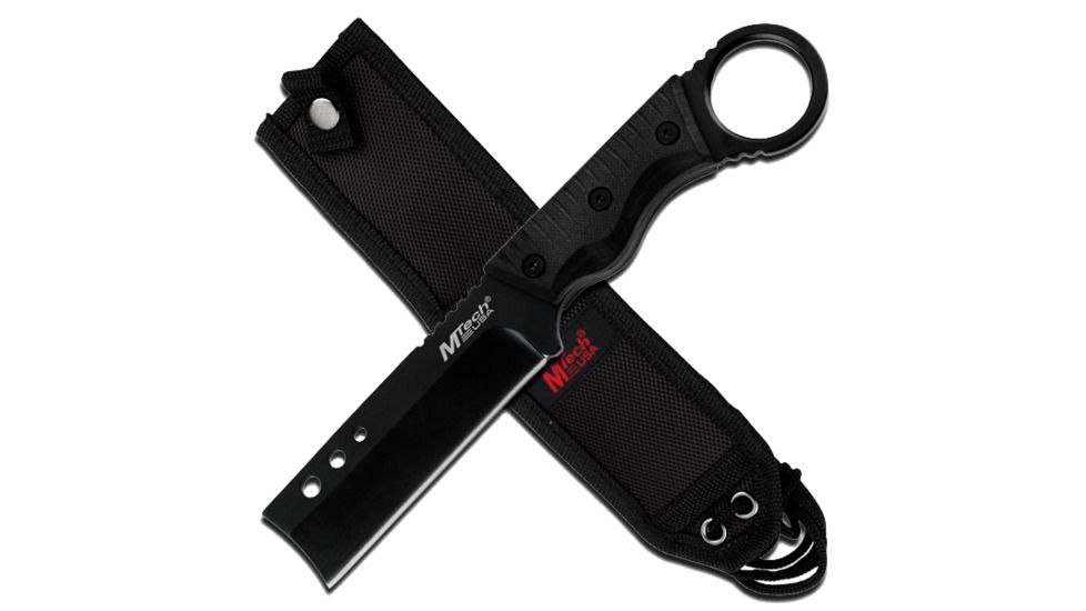 Mtech 8in. Full Tang Black G10 Hunting Knife MT 20-25B