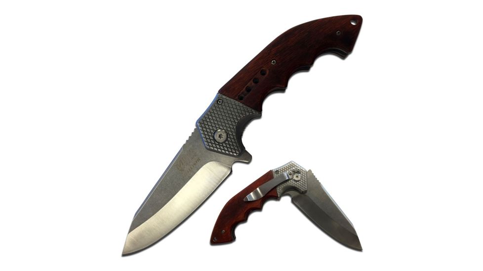 Mtech Folding Blade, 4in, Stainless Steel Blade, Handle MX-A829SW