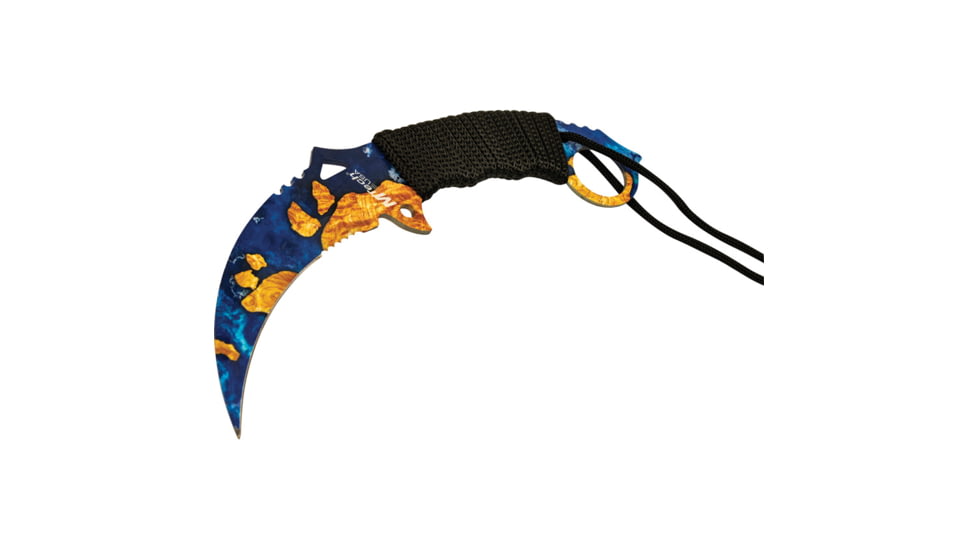 Mtech Karambit Fixed Blade Blue