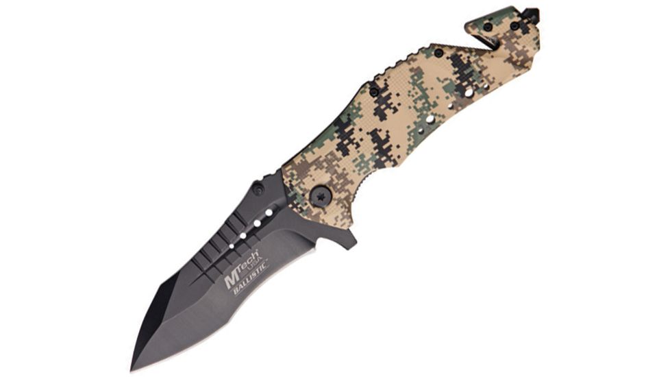 Mtech Rescue Linerlock A/O, Camo, Knife MTA845DM