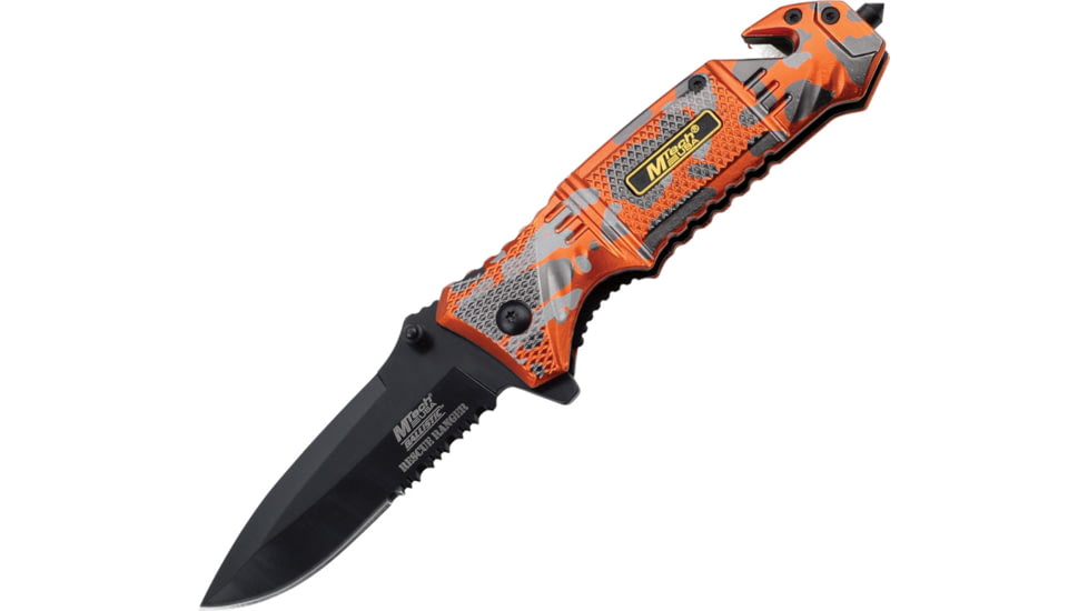 Mtech Rescue Linerlock Tanto Blade, 4.75in. Closed MTA804EM