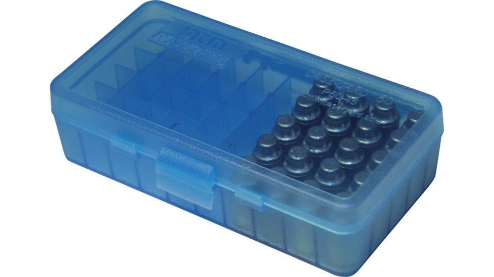 MTM 50 Round 45ACP/10MM Blue Pistol Box P504524