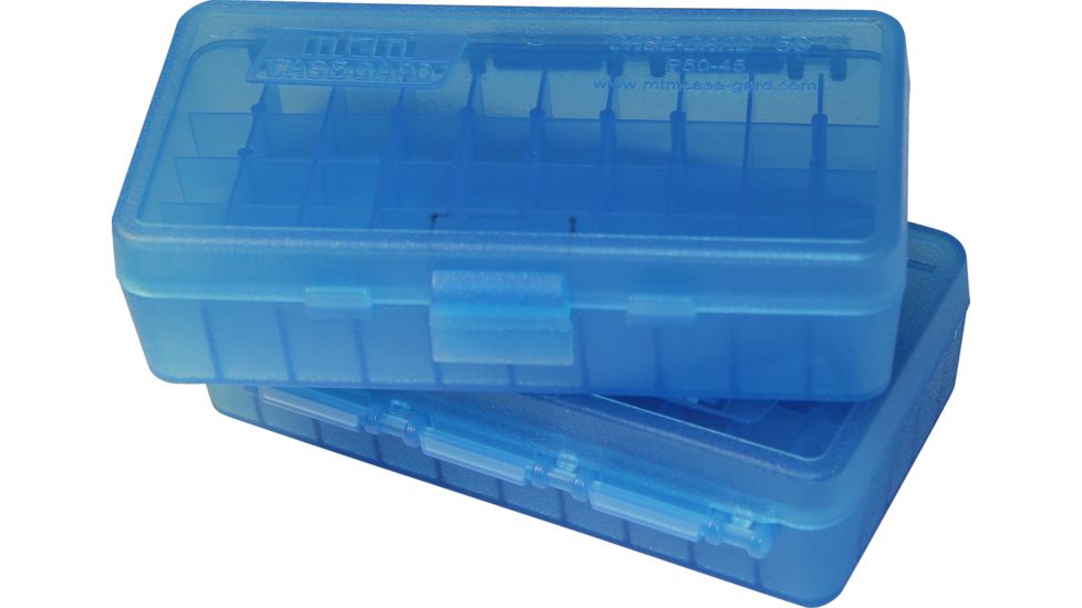 MTM 50 Round 45ACP/10MM Blue Pistol Box P504524