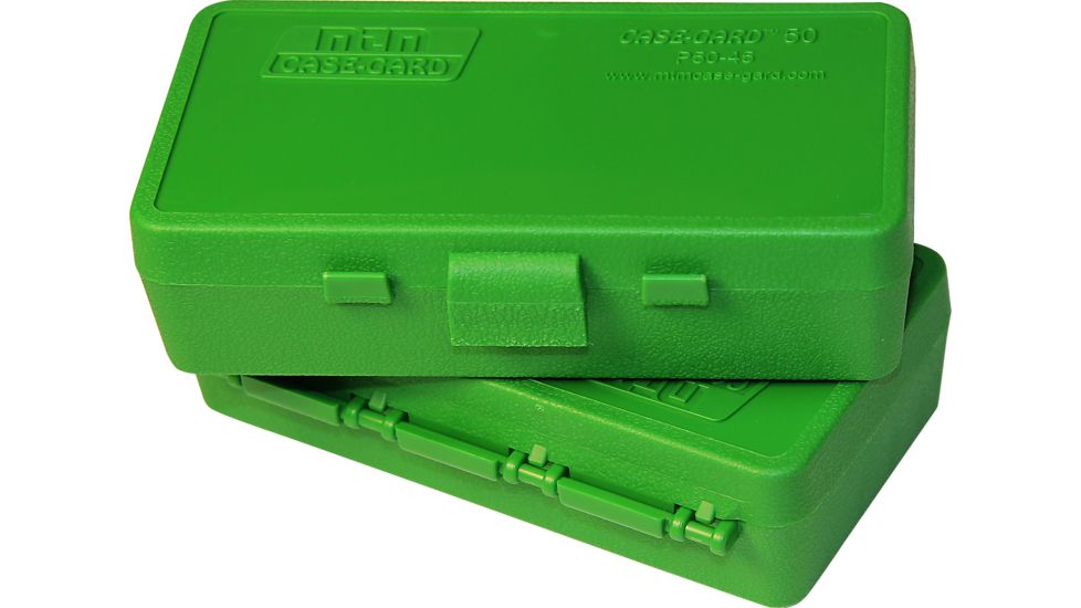 MTM 50 Round 45ACP/10MM Green Ammo Box P504510