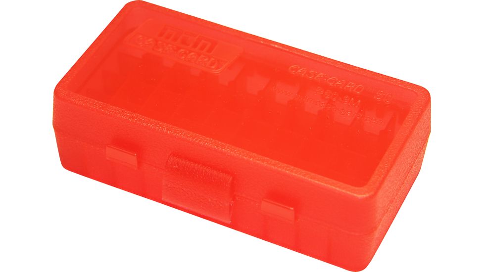 MTM 50 Round 9MM/380 Pistol Ammo Box P50929