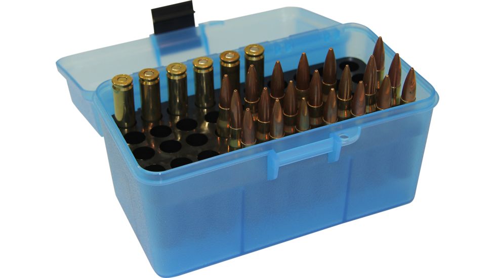 MTM H50 Ammunition Box .22-250 to .308 Winchester Blue
